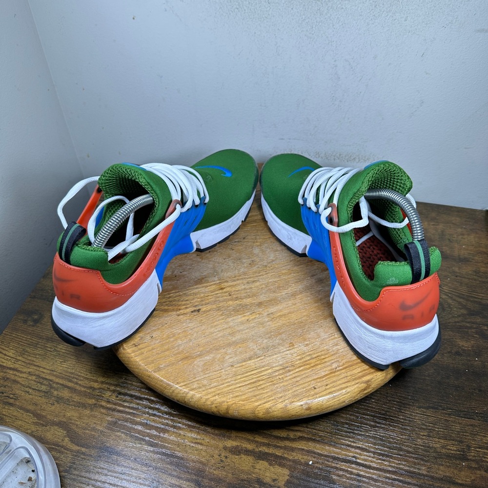 Nike Air Presto Mens Forest Green Blue Orange Running Shoes CT3550-300 Size 10 - Picture 3 of 9
